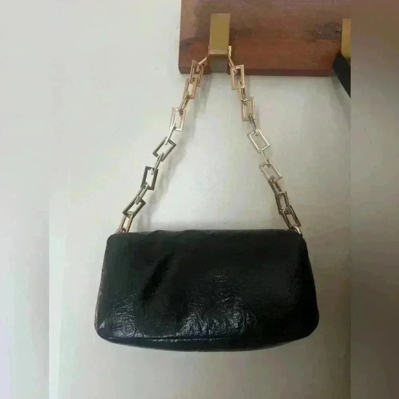 Simon Puffy Faux Leather Shoulder Bag - Picture 7 of 8